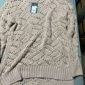 Women's Pink Knit Sweater